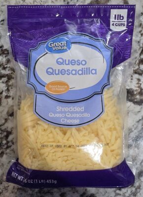 Queso Quesadilla Shredded Cheese, Queso Quesadilla