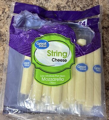 Mozzarella Low-Moisture Part-Skim String Cheese, Mozzarella
