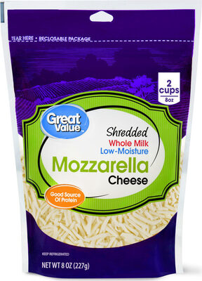 Mozzarella Low-Moisture Whole Milk Shredded Cheese, Mozzarella