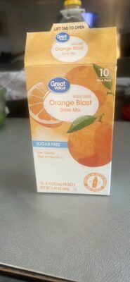 Orange Early Rise Flavored Drink Mix, Orange Early Rise