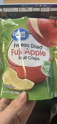 Fuji Apple Freeze Dried Fruit Crisps, Fuji Apple