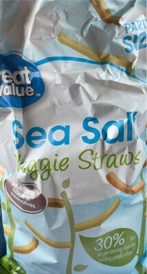 Sea Salt Veggie Straws, Sea Salt