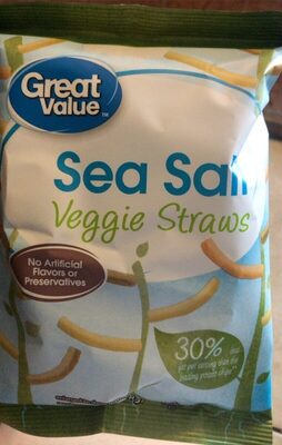 Sea Salt Veggie Straws, Sea Salt