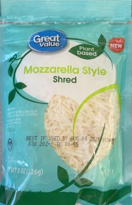 Mozzarella Style Shred Cheese, Mozzarella Style
