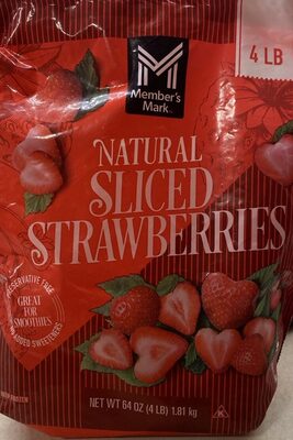 Natural Sliced Strawberries