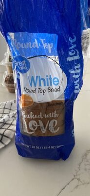 White Enriched Round Top Bread, White