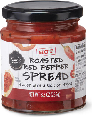 Hot Roasted Red Pepper Spread, Hot Roasted