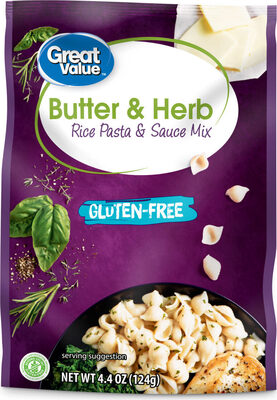 Butter & Herb Rice Pasta & Sauce Mix, Butter & Herb