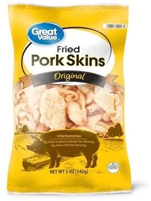 Original Chicharrones Fried Pork Skins, Original