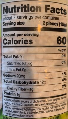 Lightly Salted Organic Rice Cakes, Lightly Salted