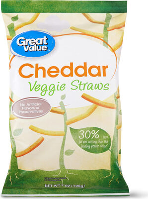 Cheddar Veggie Straws, Cheddar
