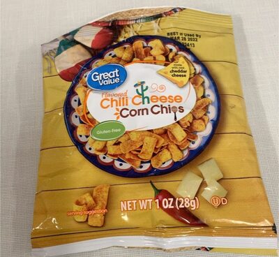 Chili Cheese Flavored Gluten-Free Corn Chips, Chili Cheese