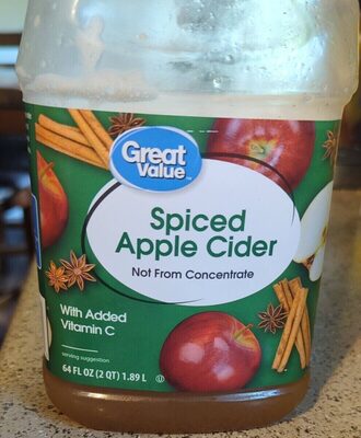 Spiced Apple Cider, Spiced
