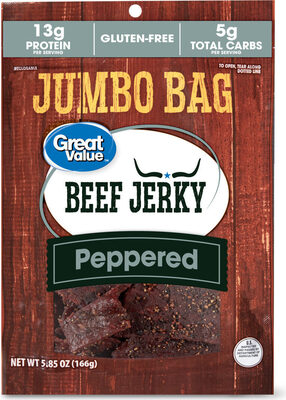 Peppered Beef Jerky, Peppered