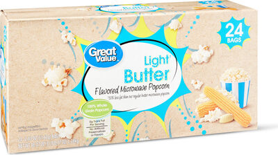 Light Butter Microwave Popcorn, Light Butter
