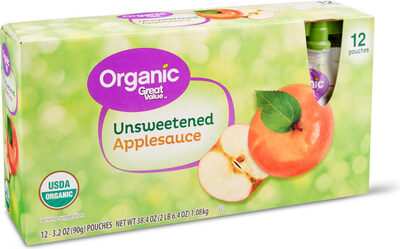 Unsweetened Organic Applesauce, Unsweetened