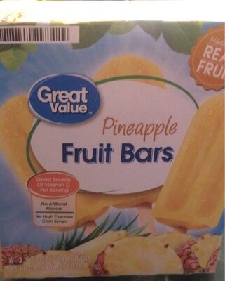Pineapple Fruit Bars, Pineapple