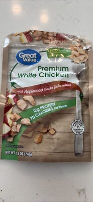 Premium White Chicken With Applewood Smoke Flavor, Applewood