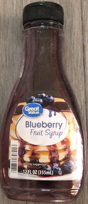 Blueberry Fruit Syrup, Blueberry