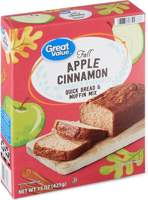 Apple Cinnamon Flavored Quick Bread & Muffin Mix, Apple Cinnamon