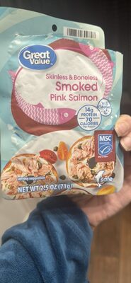 Smoked Skinless & Boneless Wild Caught Pink Salmon, Smoked