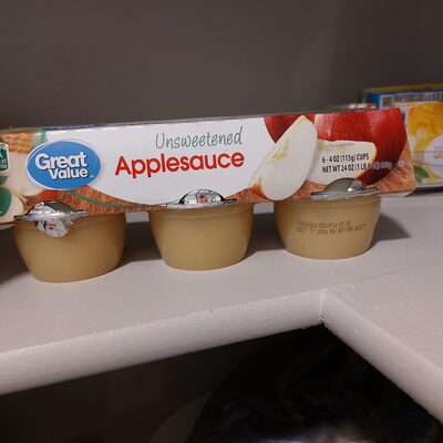 Unsweetened Applesauce, Unsweetened