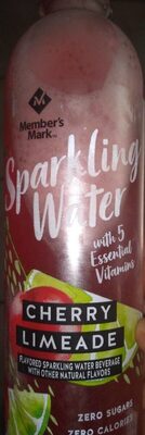 Cherry Limeade Flavored Sparkling Water Beverage, Cherry Limeade