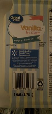 Vanilla Ice Cream, Vanilla