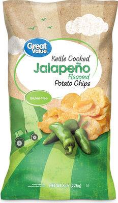 Jalapeno Kettle Cooked Potato Chips, Jalapeno