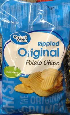 Original Rippled Potato Chips, Original