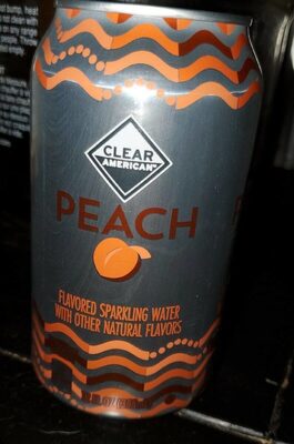 Peach Flavored Sparkling Water, Peach