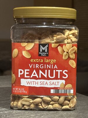 Extra Large Virginia Peanuts With Sea Salt, Sea Salt