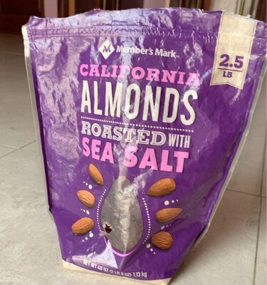 California Almonds Roasted With Sea Salt, Sea Salt