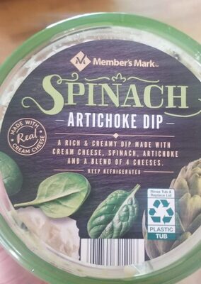 Spinach Artichoke Dip, Spinach