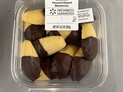Chocolate Flavored Dipped Madeleines, Chocolate