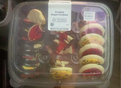Frosted Sugar Cookies, Frosted Sugar