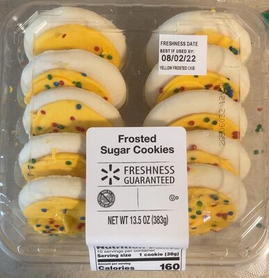 Frosted Sugar Cookies, Frosted Sugar
