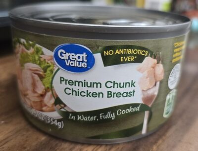 Premium Chunk Chicken Breast In Water, Chunk In Water