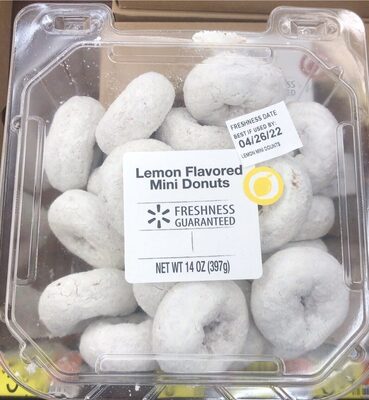 Lemon Flavored Mini Donut, Lemon