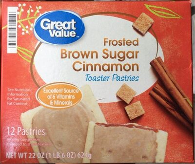 Frosted Brown Sugar Cinnamon Toaster Pastries, Frosted Brown Sugar Cinnamon