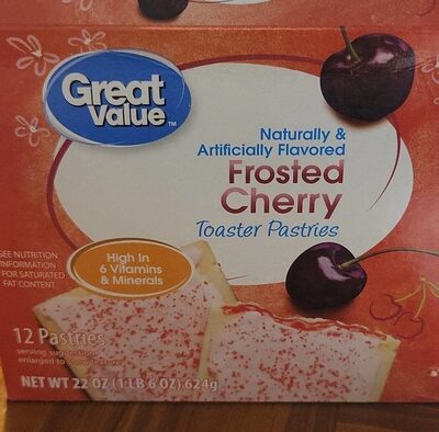 Frosted Cherry Toaster Pastries, Frosted Cherry