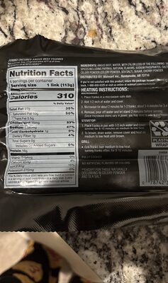 Uncured Angus Beef Jumbo Franks, Uncured Angus Beef