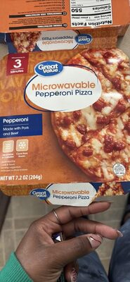 Pepperoni Microwavable Pizza, Pepperoni