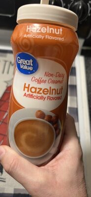Hazelnut Non-Dairy Coffee Creamer, Hazelnut