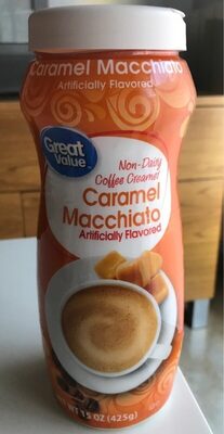 Caramel Macchiato Non-Dairy Coffee Creamer, Caramel Macchiato
