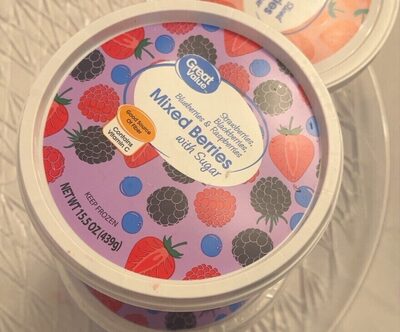 Mixed Berries Strawberries, Blackberries, Blueberries & Raspberries With Sugar, Mixed Berries