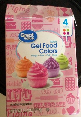 Gel Food Colors, Neon