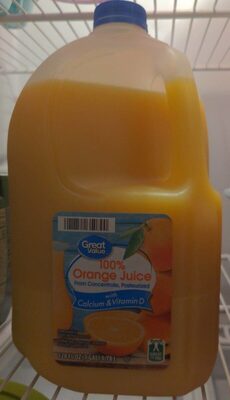 Orange Juice With Calcium & Vitamin D, Orange