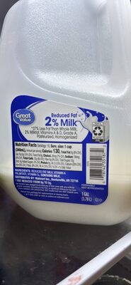 2% Milk Reduced Fat