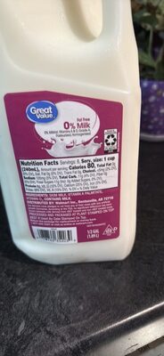 0% Fat Free Milk